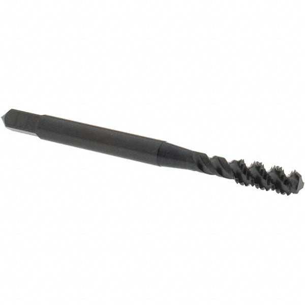 OSG 2986701 Spiral Flute Tap #8-36, UNF, 3 Flute, Bottoming Chamfer, 2B Class of Fit, High-Speed Steel, Oxide Finish