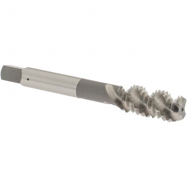 OSG 2986900 Spiral Flute Tap 7/16-14, UNC, 3 Flute, Bottoming Chamfer, 2B Class of Fit, High-Speed Steel, Bright/Uncoated Finish