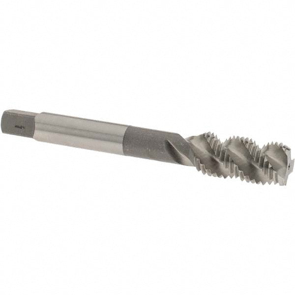 OSG 2987000 Spiral Flute Tap 7/16-20, UNF, 3 Flute, Bottoming Chamfer, 2B Class of Fit, High-Speed Steel, Bright/Uncoated Finish