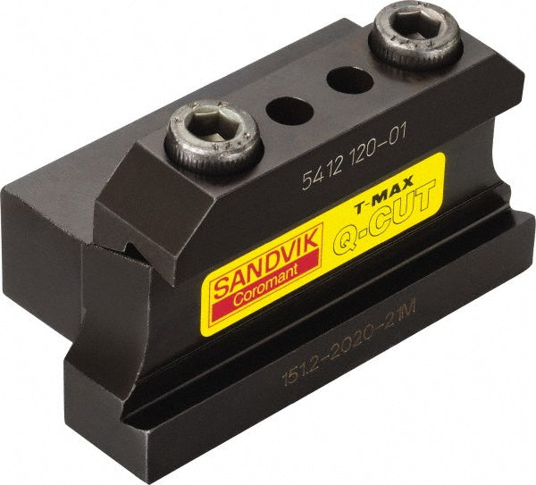 Sandvik Coromant 5757003 Tool Block Style 151.2, 1" Blade Height, 4.7201" OAL, 1.7902"& OAH, Indexable Cutoff Blade Tool Block