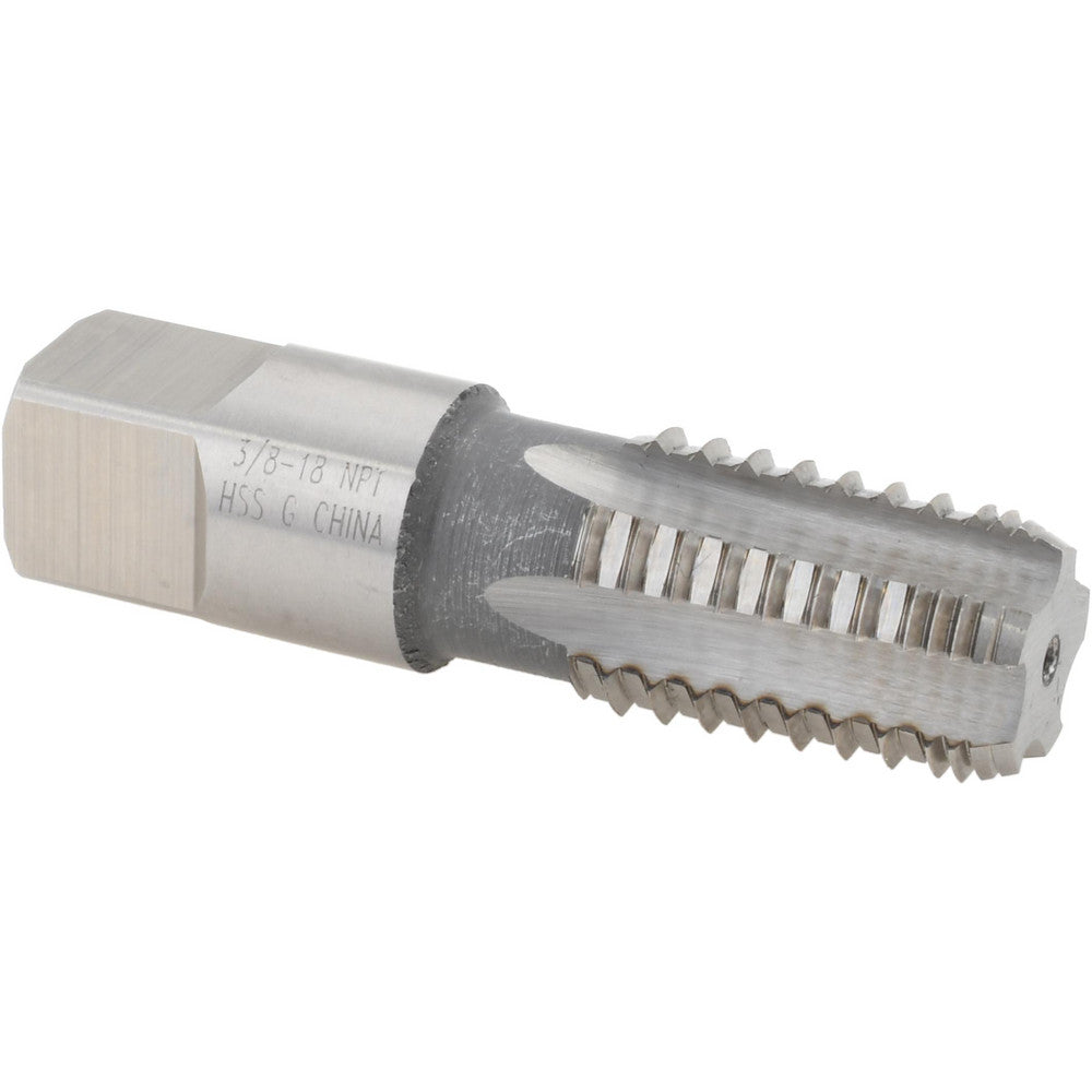 Value Collection MSC-04663043 3/8-18 NPT, 5 Flutes, Bright Finish, High Speed Steel, Interrupted Thread Pipe Tap