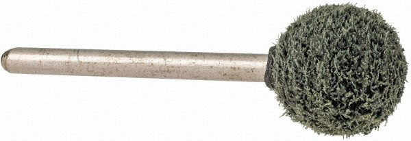 Grier Abrasives B121-S6-17258 Mounted Point 1/2" Thick, 1/8" Shank Dia, B121, Fine