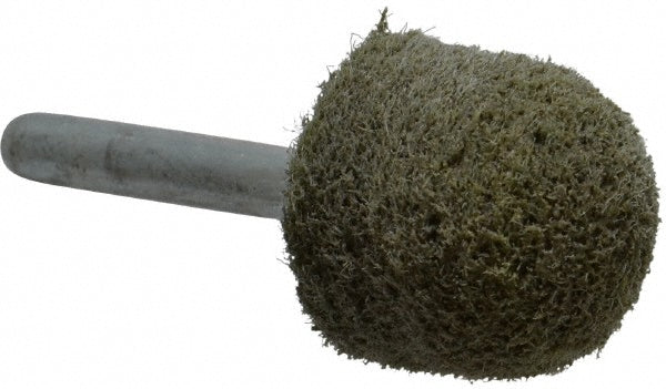 Grier Abrasives A21-N2-17550 Mounted Point 1" Thick, 1/4" Shank Dia, A21, Fine
