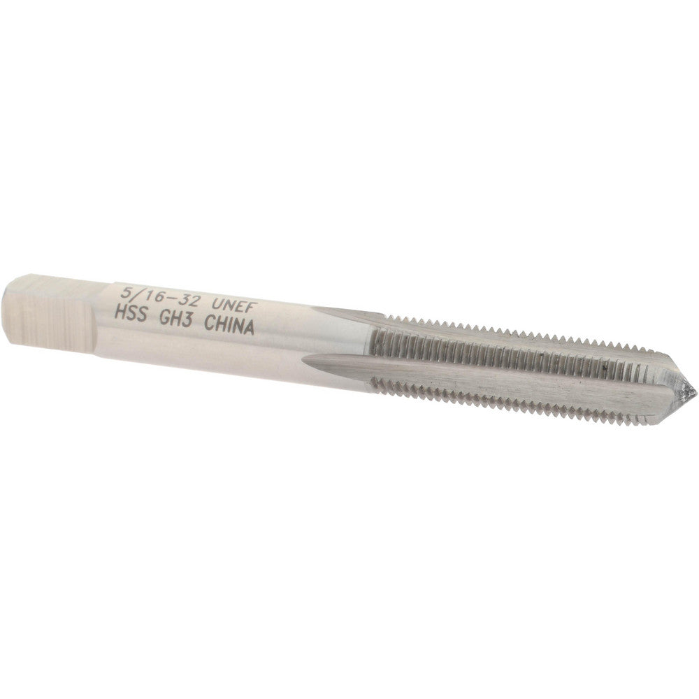 Value Collection JY4841326 Straight Flute Tap 5/16-32 UNEF, 4 Flutes, Plug, High Speed Steel, Bright/Uncoated
