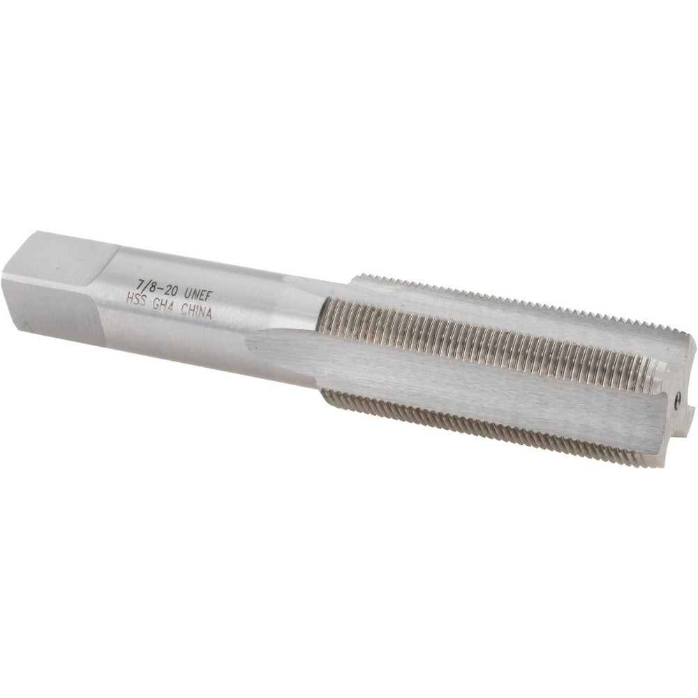 Value Collection JY4848198 Straight Flute Tap 7/8-20 UNEF, 4 Flute, Plug Chamfer, 3B Class of Fit, HSS, Bright/Uncoated Finish
