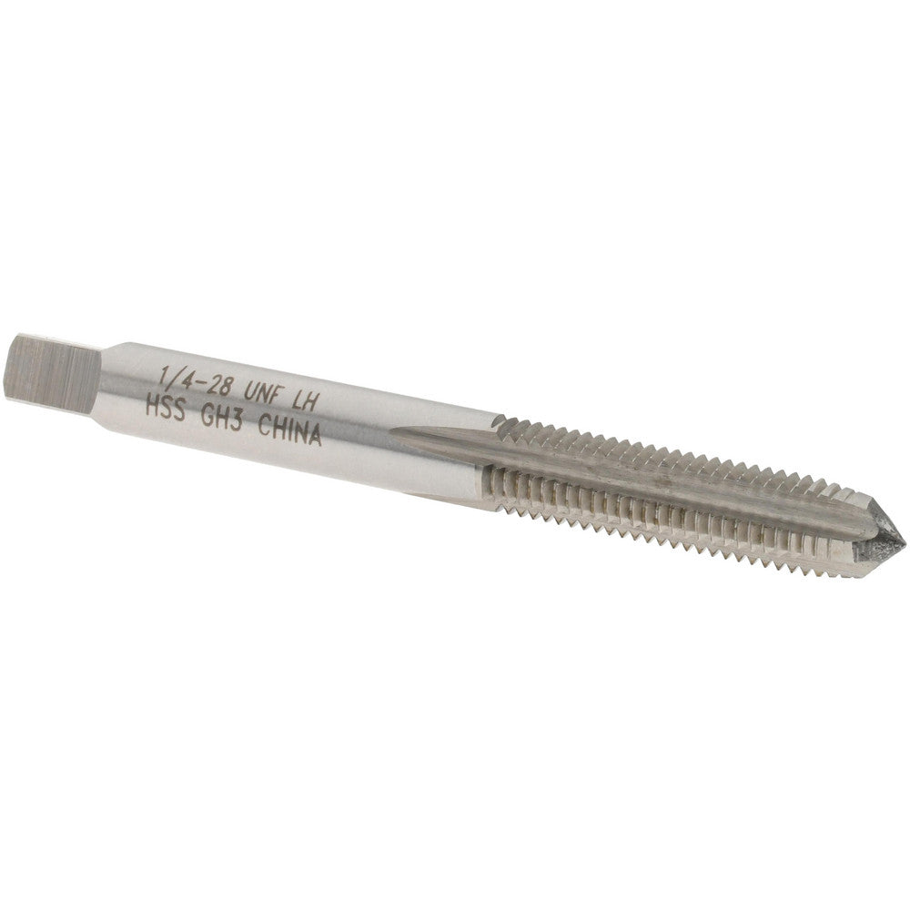 Value Collection JY4910287 Straight Flute Tap 1/4-28 UNF, 4 Flutes, Plug, 3B Class of Fit, High Speed Steel, Bright/Uncoated