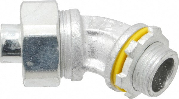 Cooper Crouse-Hinds LT5045 Conduit Connector For Liquid-Tight, Malleable Iron, 1/2" Trade Size
