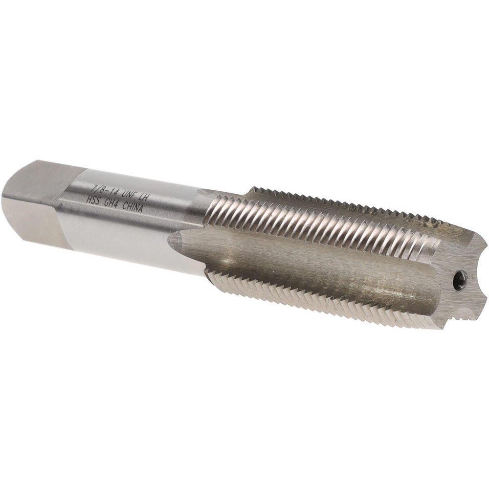 Value Collection MSC-04918165 Straight Flute Tap 7/8-14 UNF, 4 Flutes, Taper, 3B Class of Fit, High Speed Steel, Bright/Uncoated