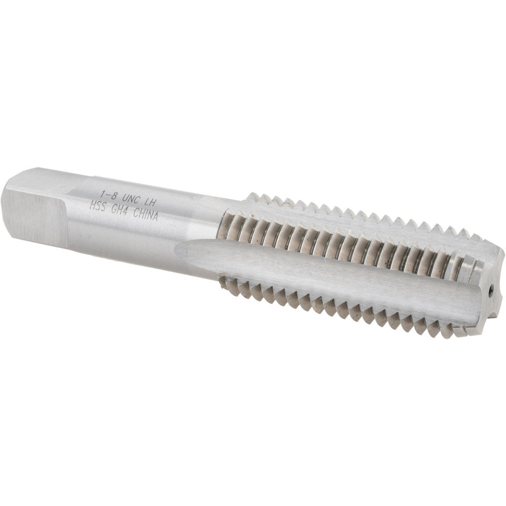 Value Collection MSC-04919098 Straight Flute Tap 1-8 UNC, 4 Flute, Bottoming Chamfer, 3B Class of Fit, HSS, Bright/Uncoated Finish