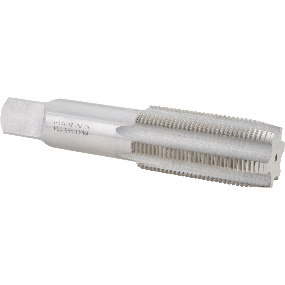 Value Collection MSC-04919478 Straight Flute Tap 1-1/4-12 UNF, 6 Flute, Taper Chamfer, 3B Class of Fit, HSS, Bright/Uncoated Finish