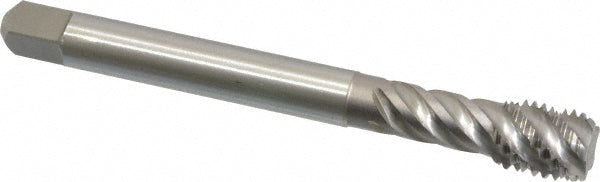 Emuge CU513510.5619 3/8-16 UNC, 5 Flute, 45° Helix, Bottoming Chamfer, Bright Finish, Cobalt Spiral Flute STI Tap