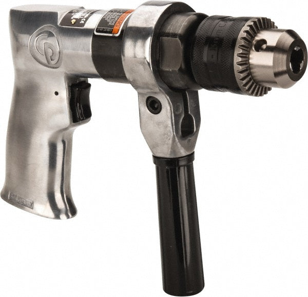 Chicago Pneumatic T024134 Air Drill 1/2" Keyed & Keyless Chuck