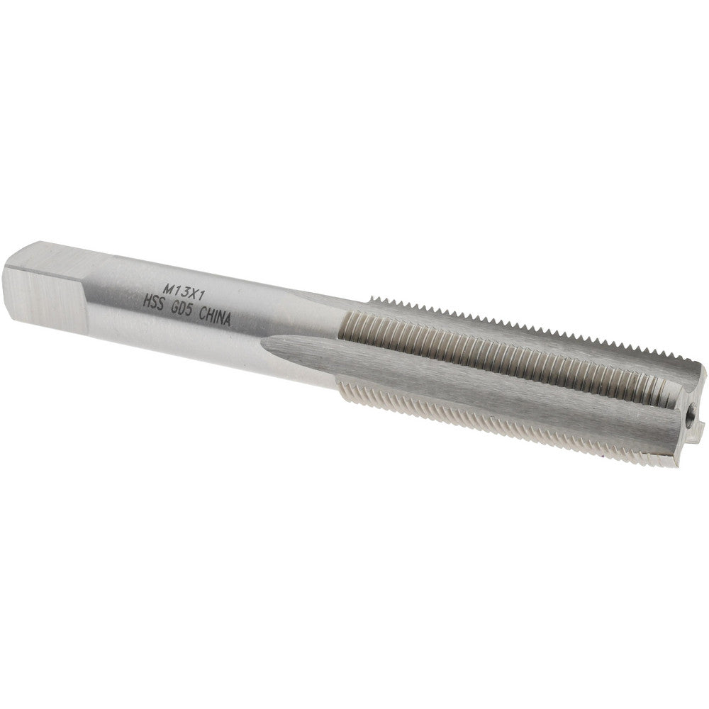Value Collection JY4995965 Straight Flute Tap M13x1.00 Metric Special, 4 Flutes, Plug, 6H Class of Fit, High Speed Steel, Bright/Uncoated