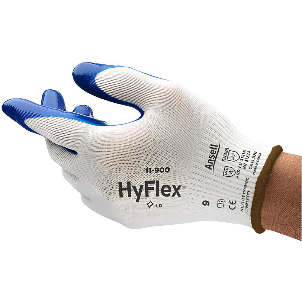 Ansell 205622 Series 11-900 General Purpose Work Gloves Small, Nitrile-Coated Nylon