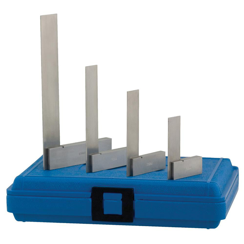 Fowler 52-432-246-0 4 Piece, 1-1/2, 2-1/2, 3, 4 Inch Base Length, 2, 3, 4, 6 Inch Blade Length, Square Set