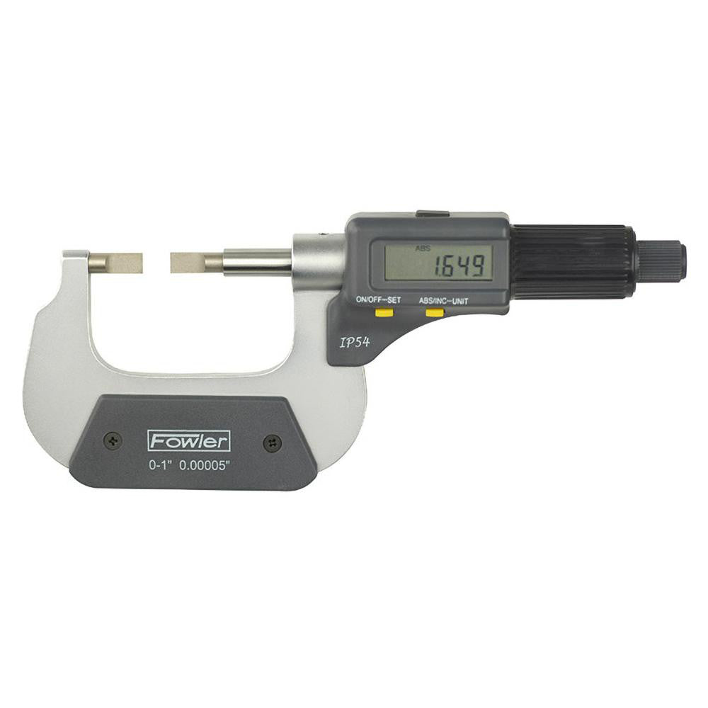 Fowler 54-860-241-0 Blade Micrometer Mechanical, 25 mm