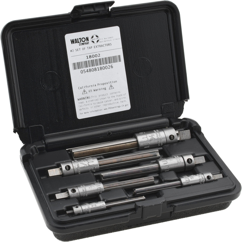 Walton 18002 1/4 to 5/8" Tap Extractor Set