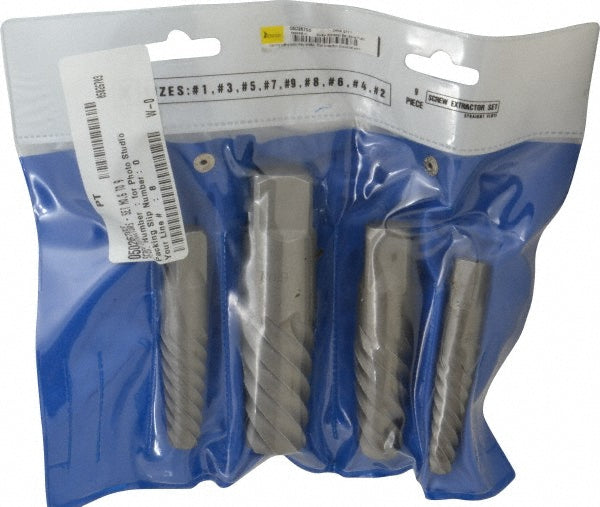 Value Collection 312-8934 Spiral Flute Screw Extractor 4 Pc