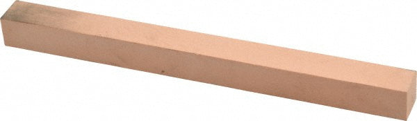 Value Collection 4256405 Square Polishing Stone Aluminum Oxide, 1/2" Wide, 1/2" Thick, 6" OAL