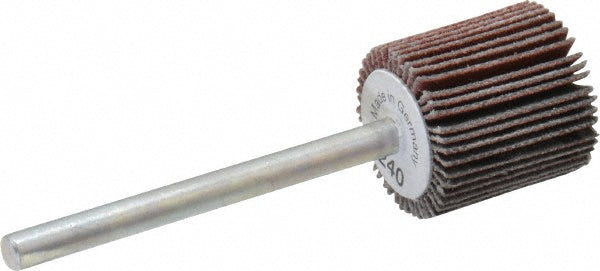 Value Collection 112030 Mounted Flap Wheel 5/8" Dia, 5/8" Face Width, 240 Grit, Aluminum Oxide