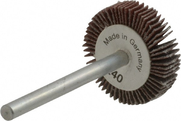 Value Collection 112070 Mounted Flap Wheel 3/4" Dia, 3/16" Face Width, 240 Grit, Aluminum Oxide