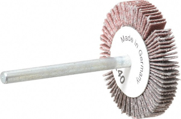 Value Collection 112290 Mounted Flap Wheel 1-3/16" Dia, 3/16" Face Width, 240 Grit, Aluminum Oxide