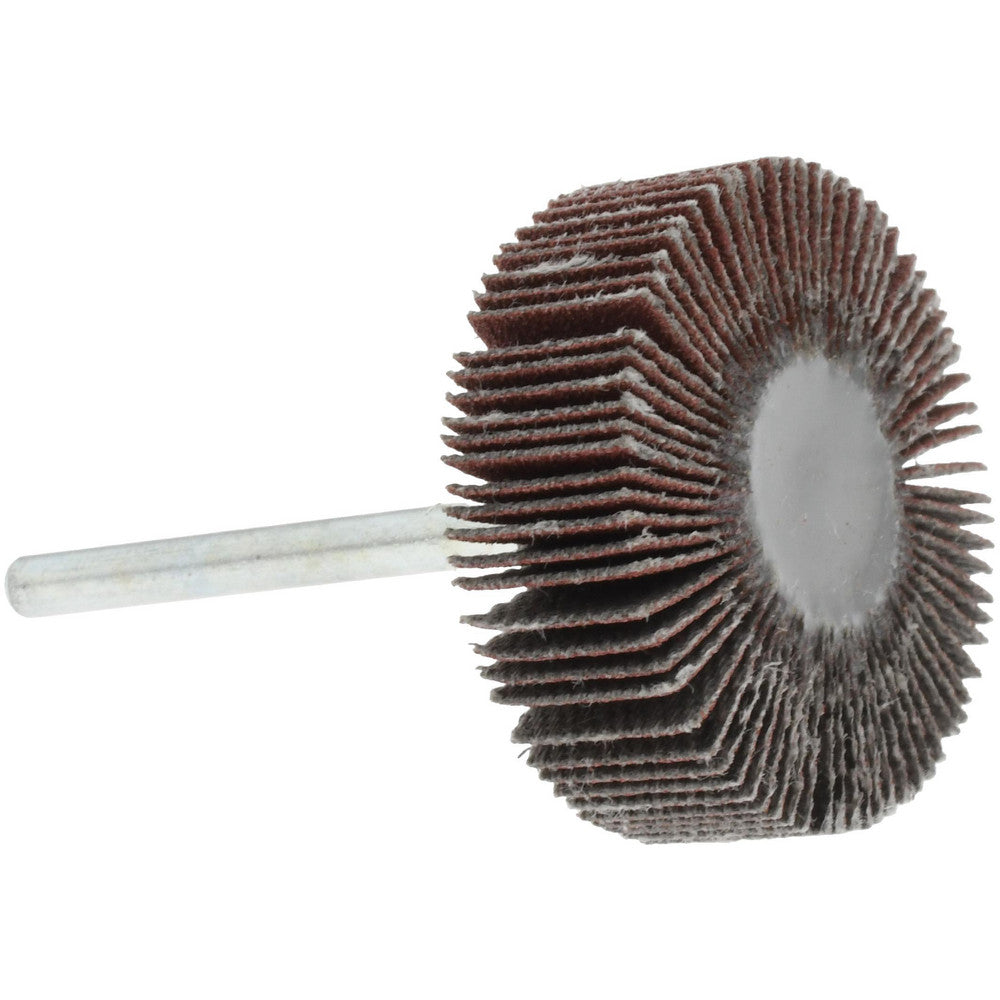 Value Collection 112329 Mounted Flap Wheel 1-3/16" Dia, 3/8" Face Width, 180 Grit, Aluminum Oxide
