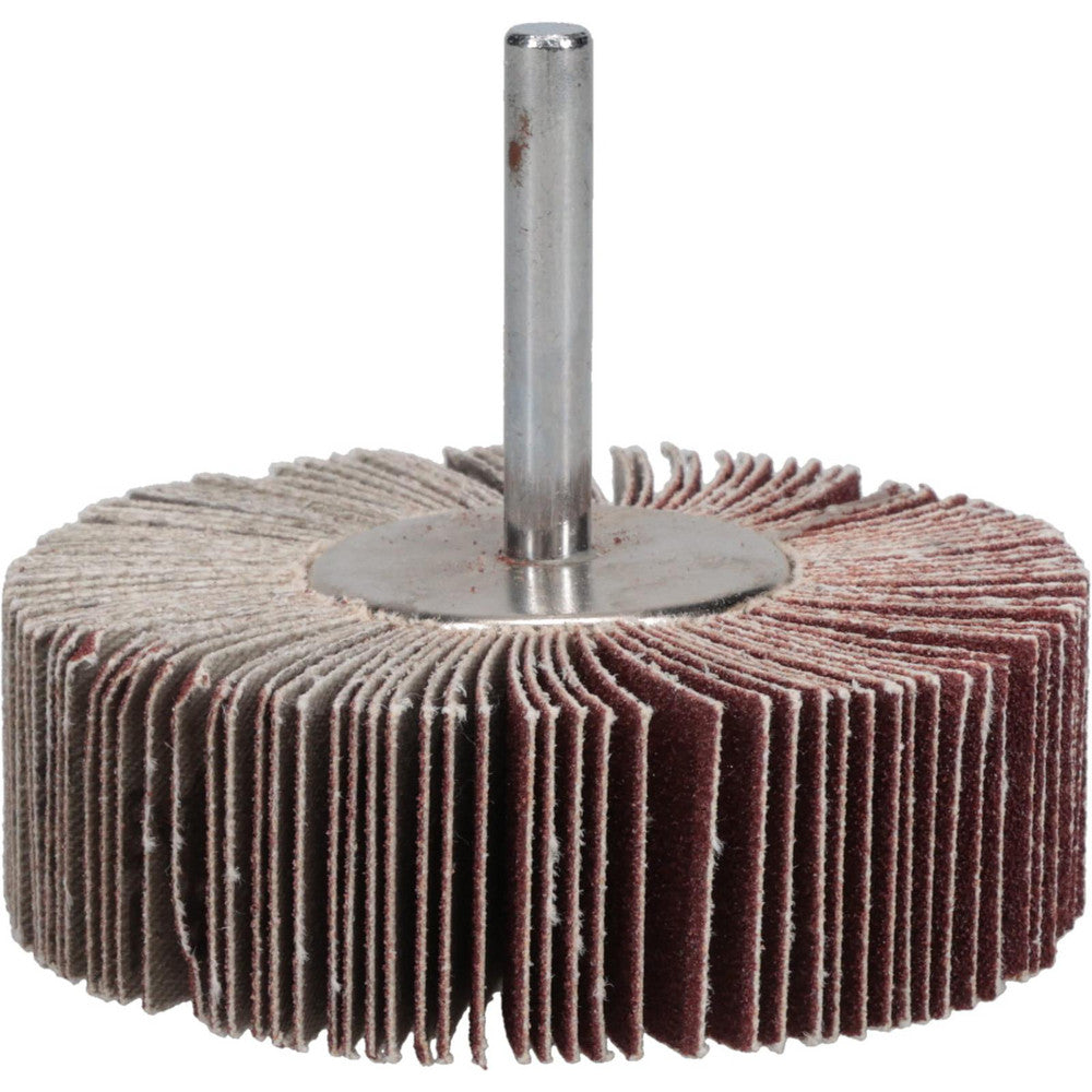 Value Collection 345.53803663000 Mounted Flap Wheel 3" Dia, 1" Face Width, 120 Grit, Aluminum Oxide