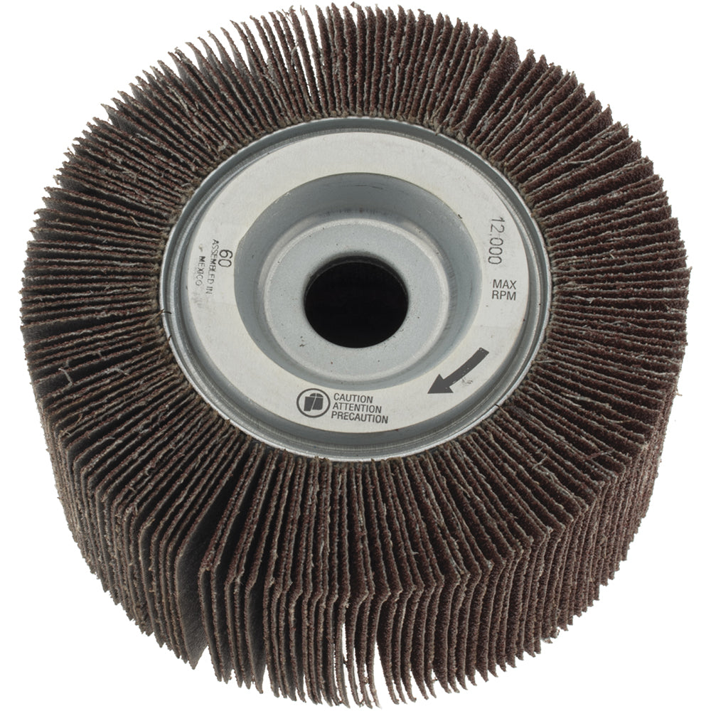 Norton 63642502677 4 x 2" 60 Grit Aluminum Oxide Unmounted Flap Wheel