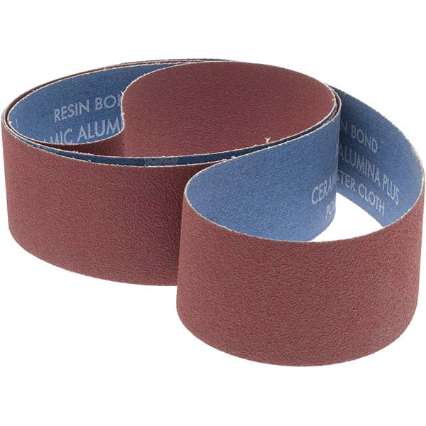 Norton 78072761690 Abrasive Belt 2" Wide, 72" Long, 80 Grit, Ceramic