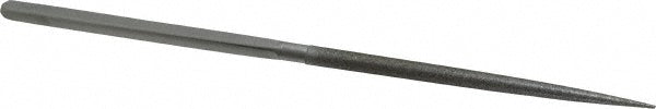 Strauss HB2610 D126 Round Needle Diamond File 8-1/2" OAL, Medium Grade