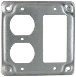 Cooper Crouse-Hinds TP517 Square Surface Electrical Box Cover Steel