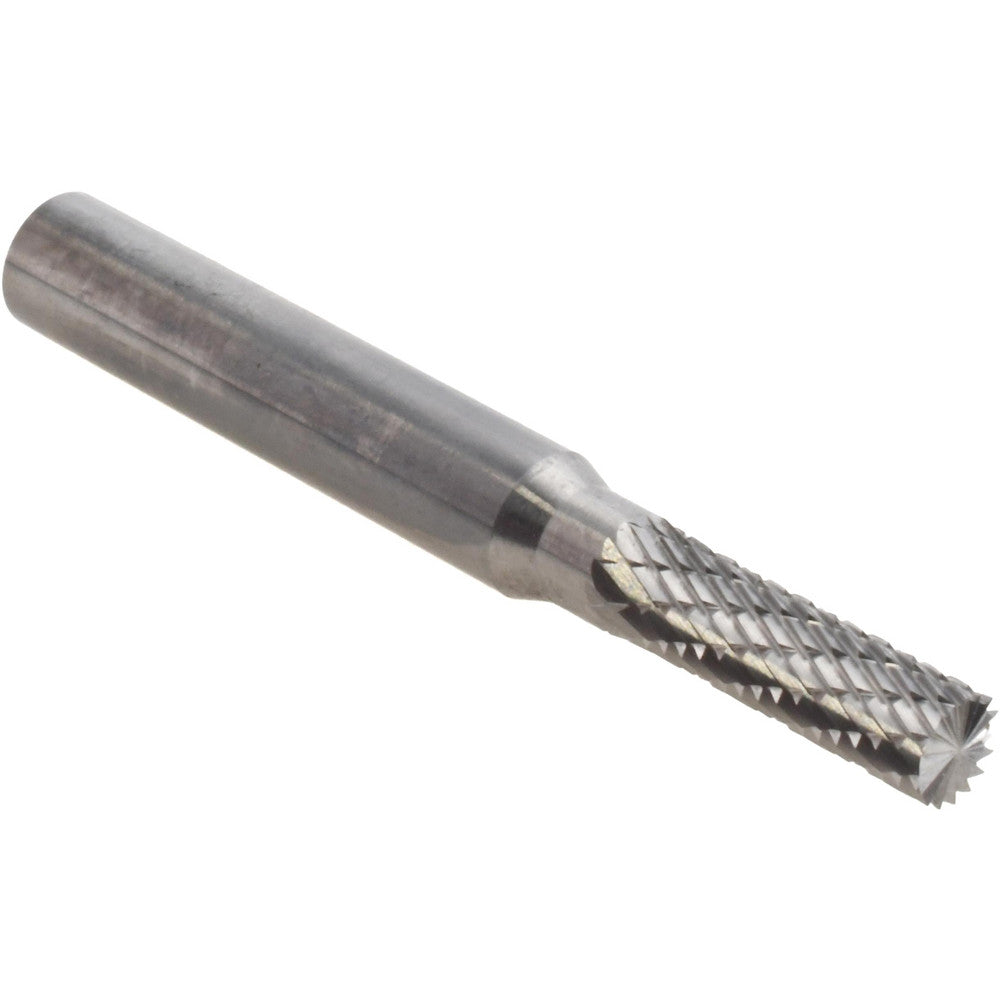 Kyocera SGS Precision Tools 10328 Abrasive Burr SB-14, 3/16" Cut Dia, Cylinder With End Cut, Double Cut