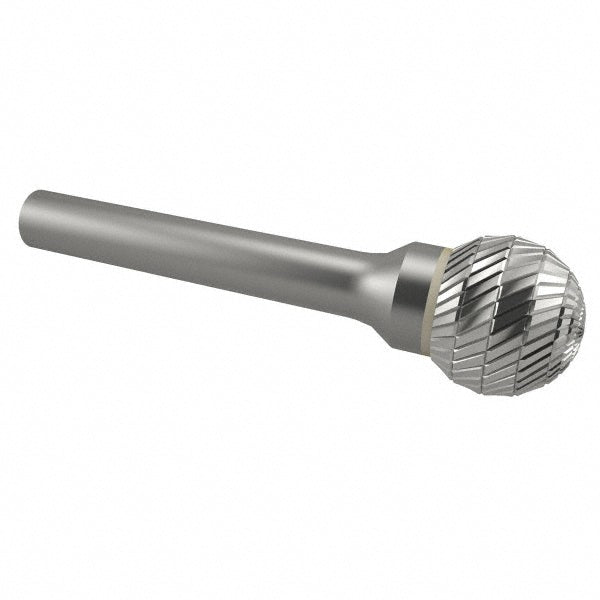 Kyocera SGS Precision Tools 12528 Abrasive Burr SD-4, 7/16" Cut Dia, Ball, Double Cut