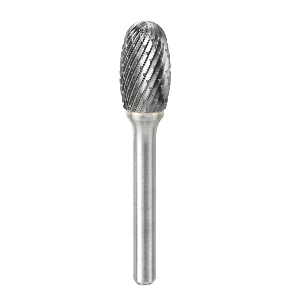 Kyocera SGS Precision Tools 13003 Abrasive Burr SE-5, 1/2" Cut Dia, Oval, Double Cut