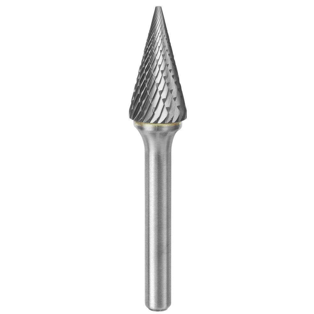 Kyocera SGS Precision Tools 15603 Abrasive Burr SM-5, 1/2" Cut Dia, Cone, Double Cut