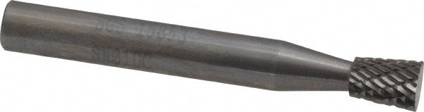 Kyocera SGS Precision Tools 15853 Abrasive Burr SN-1, 1/4" Cut Dia, Inverted Cone, Double Cut