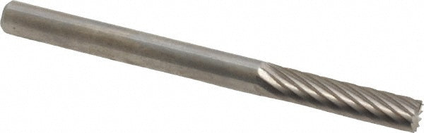 Kyocera SGS Precision Tools 11500 Abrasive Burr SB-43, 1/8" Cut Dia, Cylinder With End Cut, Single Cut