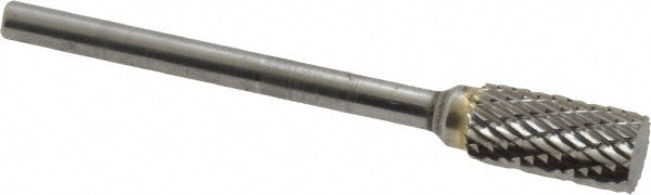 Kyocera SGS Precision Tools 10678 Abrasive Burr SA-51, 1/4" Cut Dia, Cylinder, Double Cut