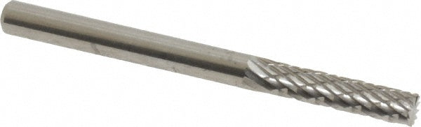 Kyocera SGS Precision Tools 11503 Abrasive Burr SB-43, 1/8" Cut Dia, Cylinder With End Cut, Double Cut