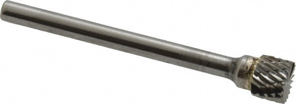 Kyocera SGS Precision Tools 11553 Abrasive Burr SB-51, 1/4" Cut Dia, Cylinder With End Cut, Double Cut