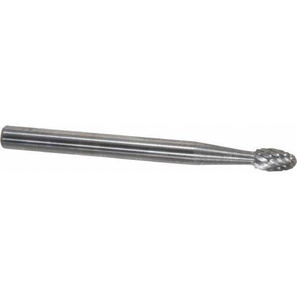 Kyocera SGS Precision Tools 13153 Abrasive Burr SE-41, 1/8" Cut Dia, Oval, Double Cut