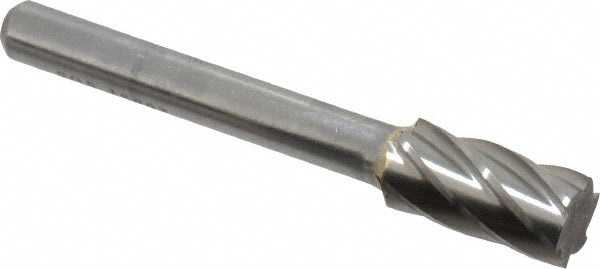 Kyocera SGS Precision Tools 19002 Abrasive Burr SA-3NF, 3/8" Cut Dia, Cylinder, Aluma Cut