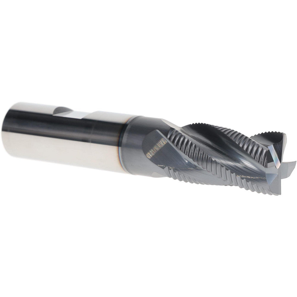 Iscar 5621028 Roughing End Mill 3/4" Dia, 4 Flute, Fine Pitch, Single End, Solid Carbide