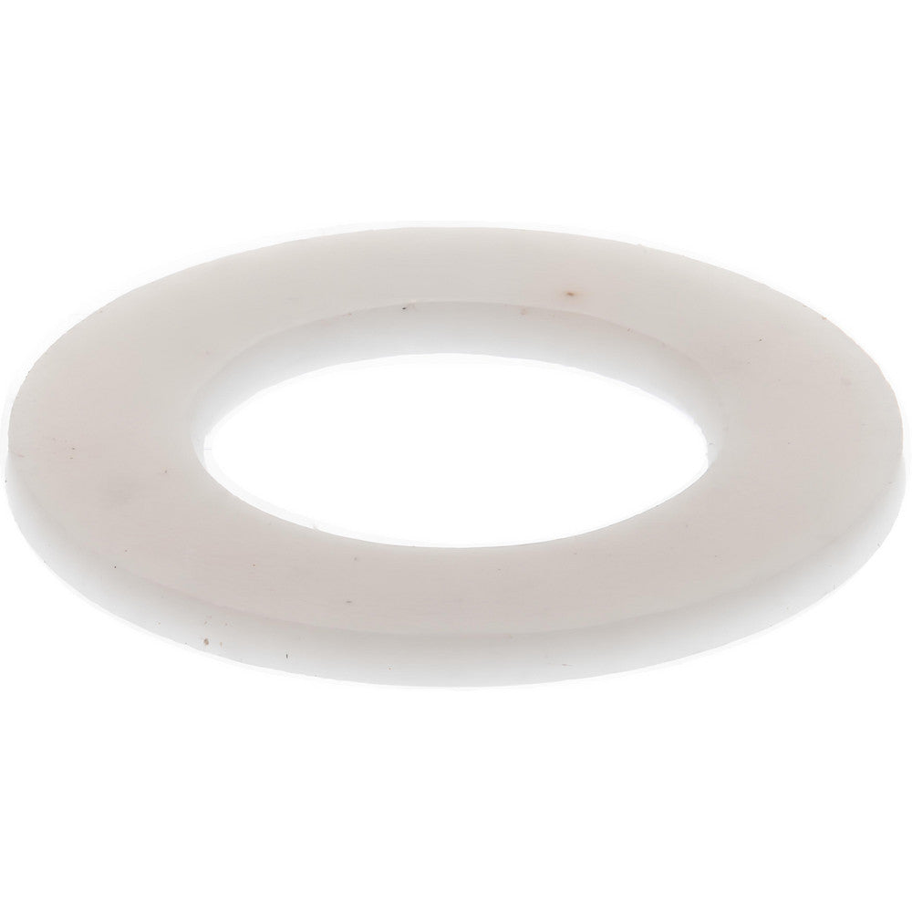 ELECTRO HARDWARE FW-38-PTFE 1/4" Screw Standard Flat Washer Polytetrafluroethylene, Plain Finish