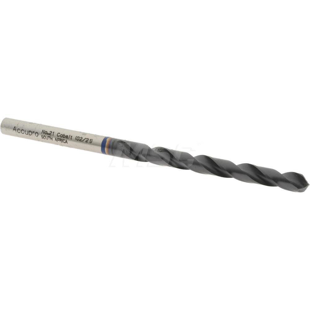 Accupro 1BB0404-AC Jobber Length Drill Bit #21, 120 °, Cobalt