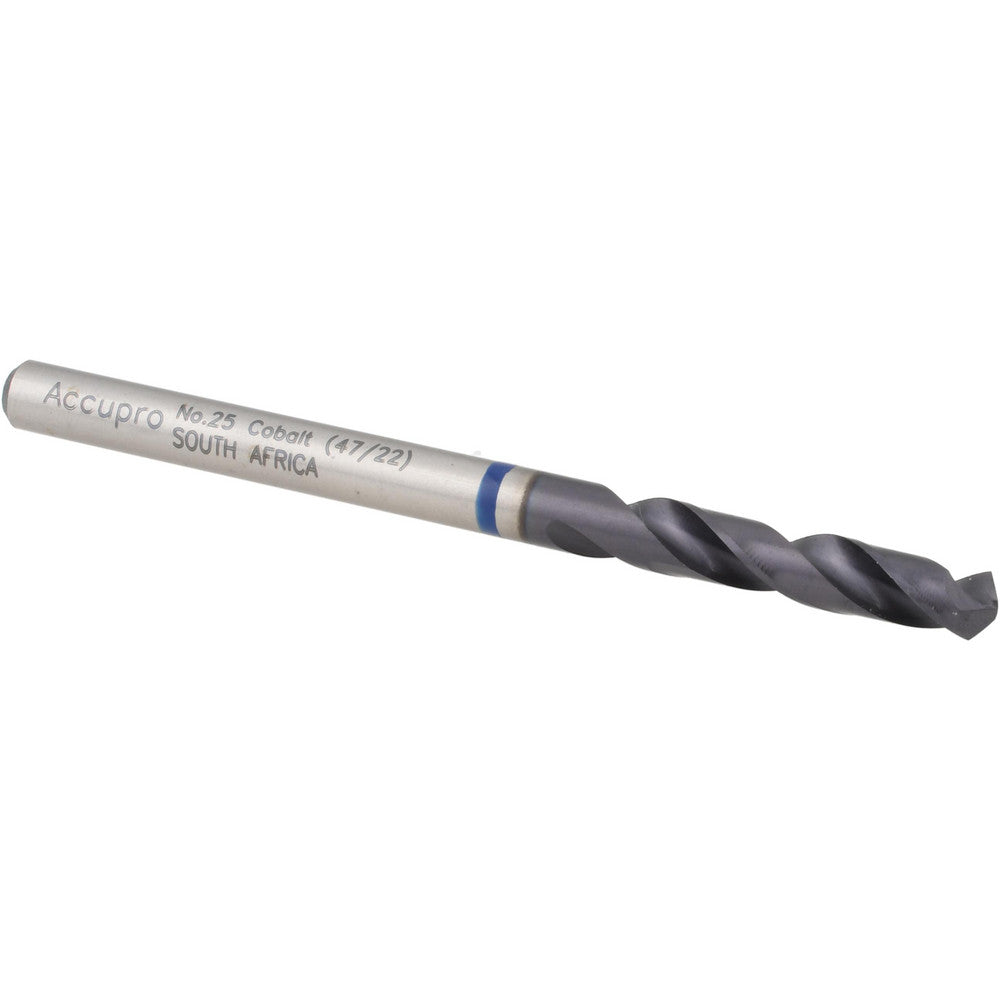 Accupro 1BS0379-AC Screw Machine Length Drill Bit Size #25, 120 deg Point, Cobalt
