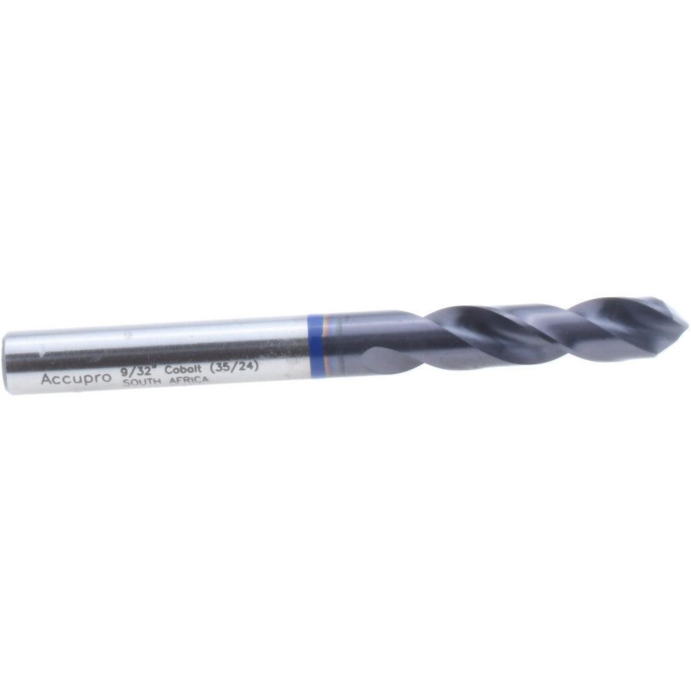 Accupro 1BS0714-AC Screw Machine Length Drill Bit 9/32" Dia, 120 deg Point, Cobalt