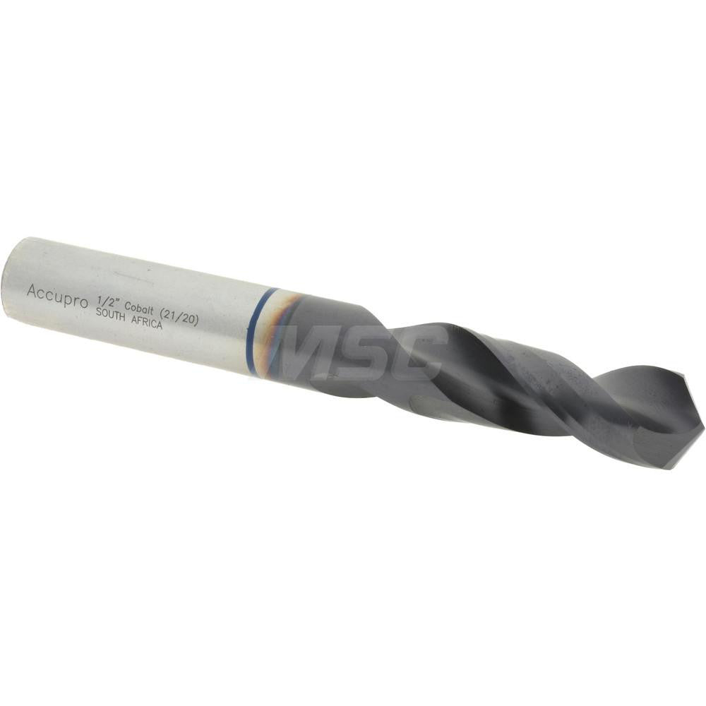 Accupro 1BS1269-AC Screw Machine Length Drill Bit 0.5" Dia, 120 °, Cobalt