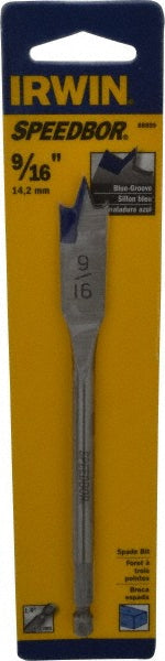 Irwin 88809 Spade-Blade Drill Bit 9/16" Drill Bit, High Speed Steel